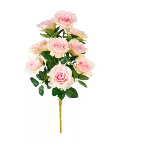 Élethű rózsacsokor 10x50 cm  pink