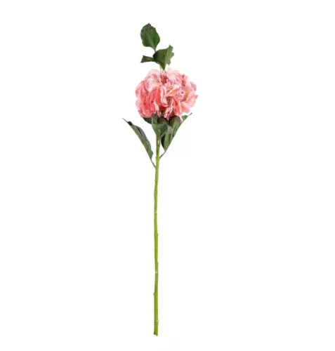Élethű bugás hortenzia 107cm világos rózsaszín 