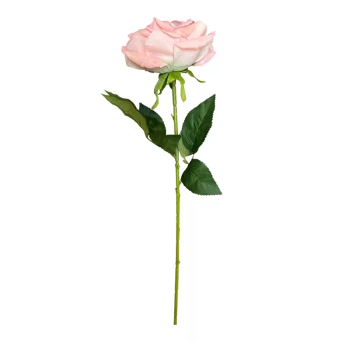 Élethű szálas rózsa 75cm - pink