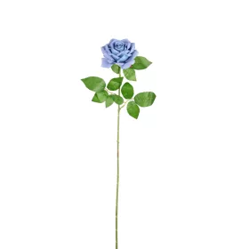 Élethű szálas rózsa 75cm - kék