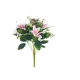 Élethű liliom csokor 12x43 cm pink