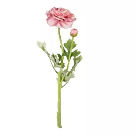 Selyem szálas boglárka 2 fejjel 67cm pink