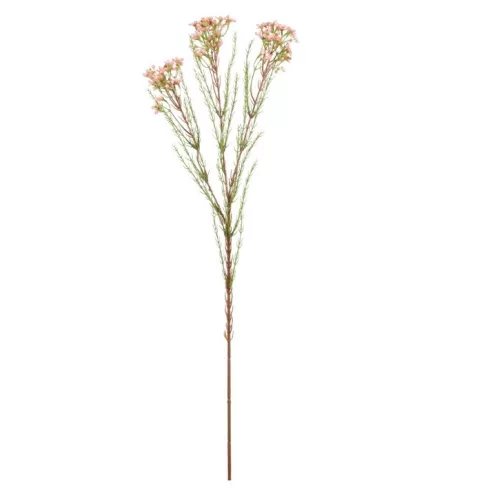 Élethű szálas selyem wax 78cm pink/krém