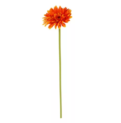 Élethű selyem szálas gerbera narancs