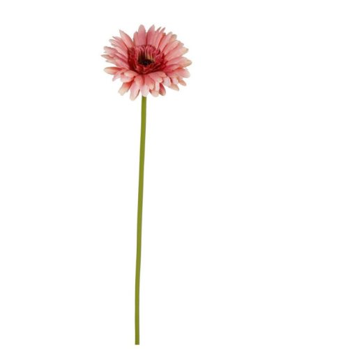 Élethű selyem szálas gerbera pink