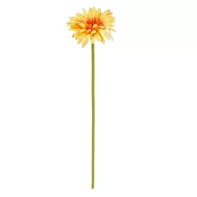 Élethű selyem szálas gerbera sárga