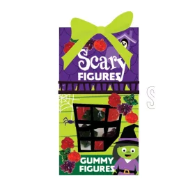 Halloween édes gumicukor figurák házikó dobozban 100g