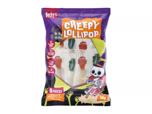 Halloween csont alakú nyalókák