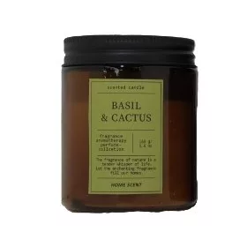 Illatgyertya bazsalikom és kaktusz aromával 7x8 cm 
