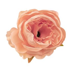 Selyemvirág fej peonia 5,5cm - pezsgő