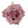 Selyemvirág fej rózsa 8cm - világoslila