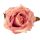 Selyemvirág fej rózsa 8cm - sötét rózsaszín