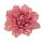 Selyemvirág dália fej rózsaszín 8cm