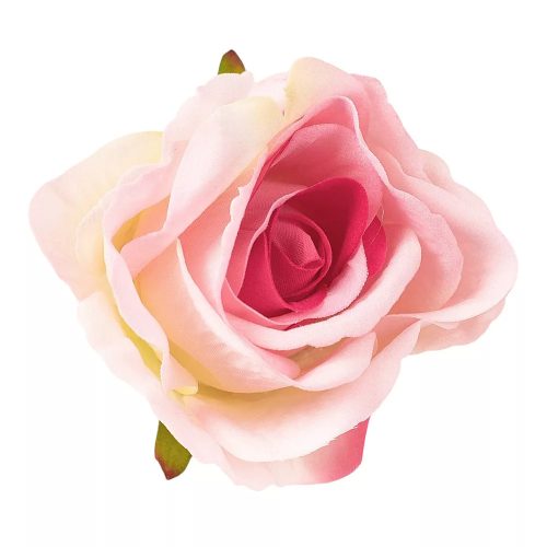Bársony rózsafej rose pink 8cm