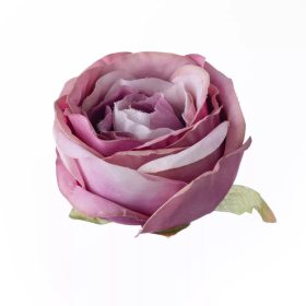 Angol rózsa selyemvirág fej 5,5cm - lila