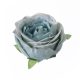 Angol rózsa selyemvirág fej 5,5cm - kék