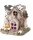 Halloween LED-es ház 12 cm – szürke ház