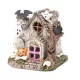 Halloween LED-es ház 12 cm – szürke ház