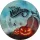 Halloween tányér 33 cm világos kék alapon