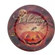 Halloween műanyag tányér 33 cm – töklámpás minta