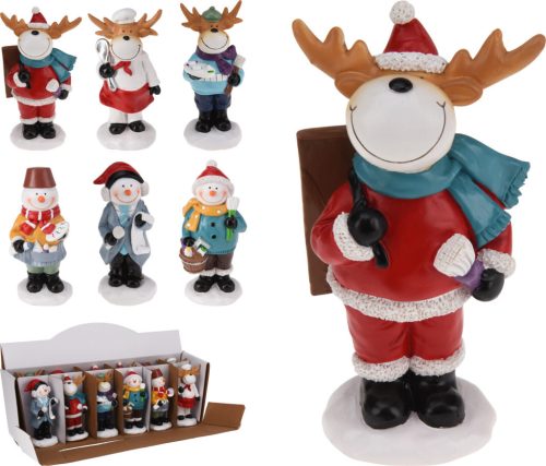 Karácsonyi figura 6 féle választható / db