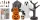 Halloween figura szett – 5 darabos dekorációs készlet