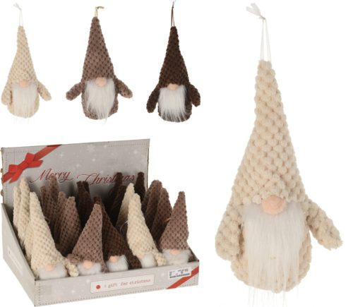 Aksztós textil figura sötét