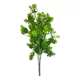 Élethű mű élénkzöld növényág 32 cm