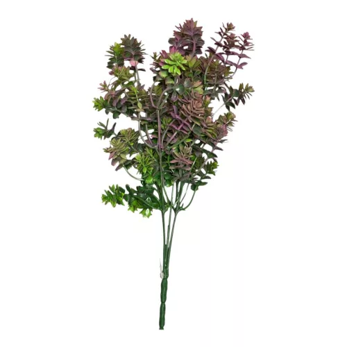 Élethű mű rózsaszín növényág 32 cm