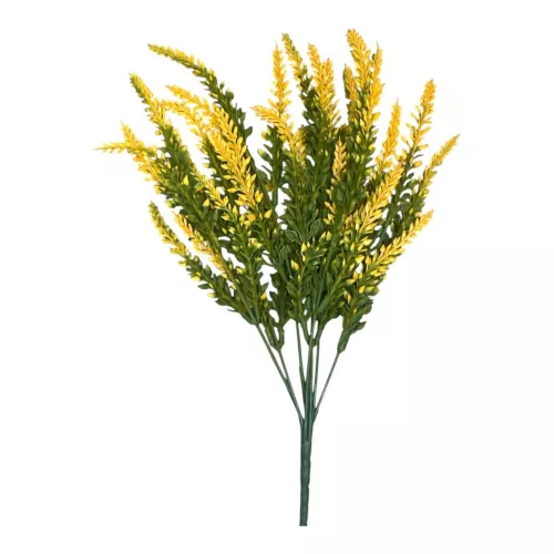 Élethű mű hanga csokor sárga 35 cm