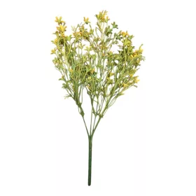 Élethű mű rezgővirág csokor – sárgászöld 39 cm-