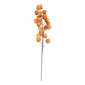 Élethű mű leveles ág – narancssárga, 99 cm