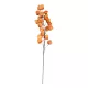 Élethű mű leveles ág – narancssárga, 99 cm