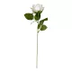Élethű mű rózsa szál – fehér 51 cm