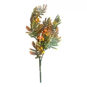   Élethű mű berkenye ág narancssárga ág, narancs bogyókkal 64 cm