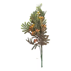   Élethű mű berkenye, barnás-zöldes ág, barnás bogyókkal 64 cm