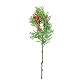 Élethű mű díszítőág barna virágfürtökkel – 61 cm