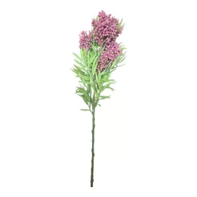 Élethű mű díszítőág lila virágfürtökkel – 61 cm
