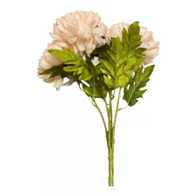 Élethű mű krizantém csokor – barack, 46 cm