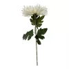 Élethű mű krizantém szál – krém, 74 cm