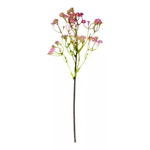 Élethű mű rezgővirág ág – pink, 37 cm