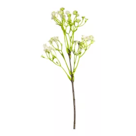 Élethű mű rezgővirág ág – fehér, 37 cm /szál