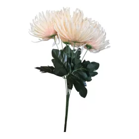 Selyem krizantém csokor 42cm krém