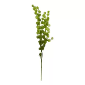 Selyem bogáncs ág  fehéres zöld 83cm