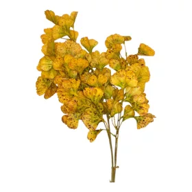 Élethű mű ginkgo ág sárga levelekkel 92 cm