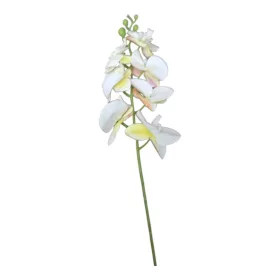 Élethű mű orchidea szál – fehér 86cm