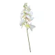 Élethű mű orchidea szál – fehér 86cm