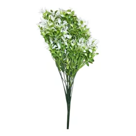   Élethű mű virágzó bokorcsokor apró fehér virágokkal – 50 cm