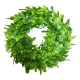 Élethű mű buxus koszorú – élénkzöld, 20 cm