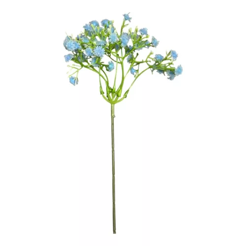 Élethű mű rezgővirág ág – kék, 26 cm